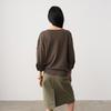 GREEN BELT Women's Loose V-Neck 3/4 Sleeve T-Shirt