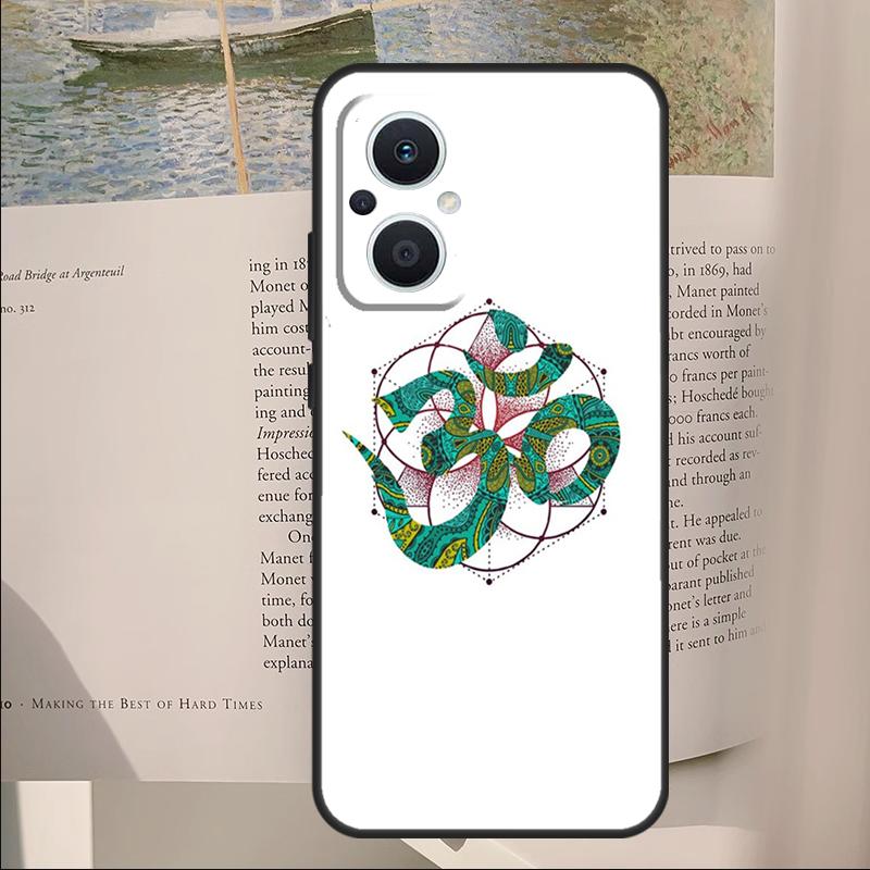 Aum Om Namaste Symbol Zen Yoga Cover For OPPO Reno 14F 13F 12F 11F 10 11 12 14 Pro 7 8 Lite OPPO Find X9 X6 X5 X8 Pro Case