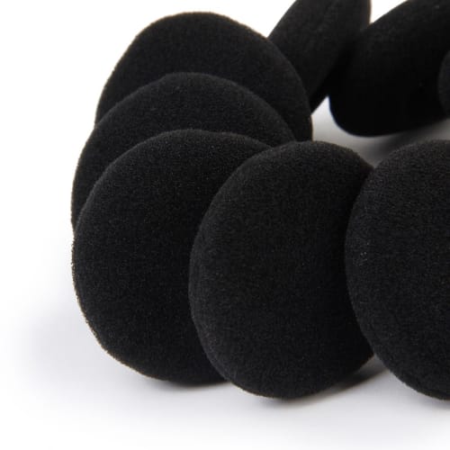 Replacement Ear Pads/Cushions, 35mm, for MDR-Q55/MDR-Q21LP, Black, Pack of 10