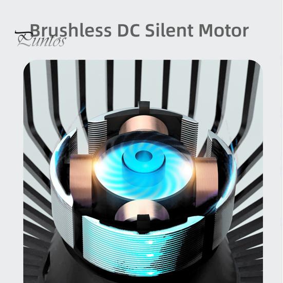 Desktop Fan USB Powered 360 Degree Rotatable Adjustable Small 5 Blades Quick Cooling Low Noise Large Airflow Mini Fan Home Supplies