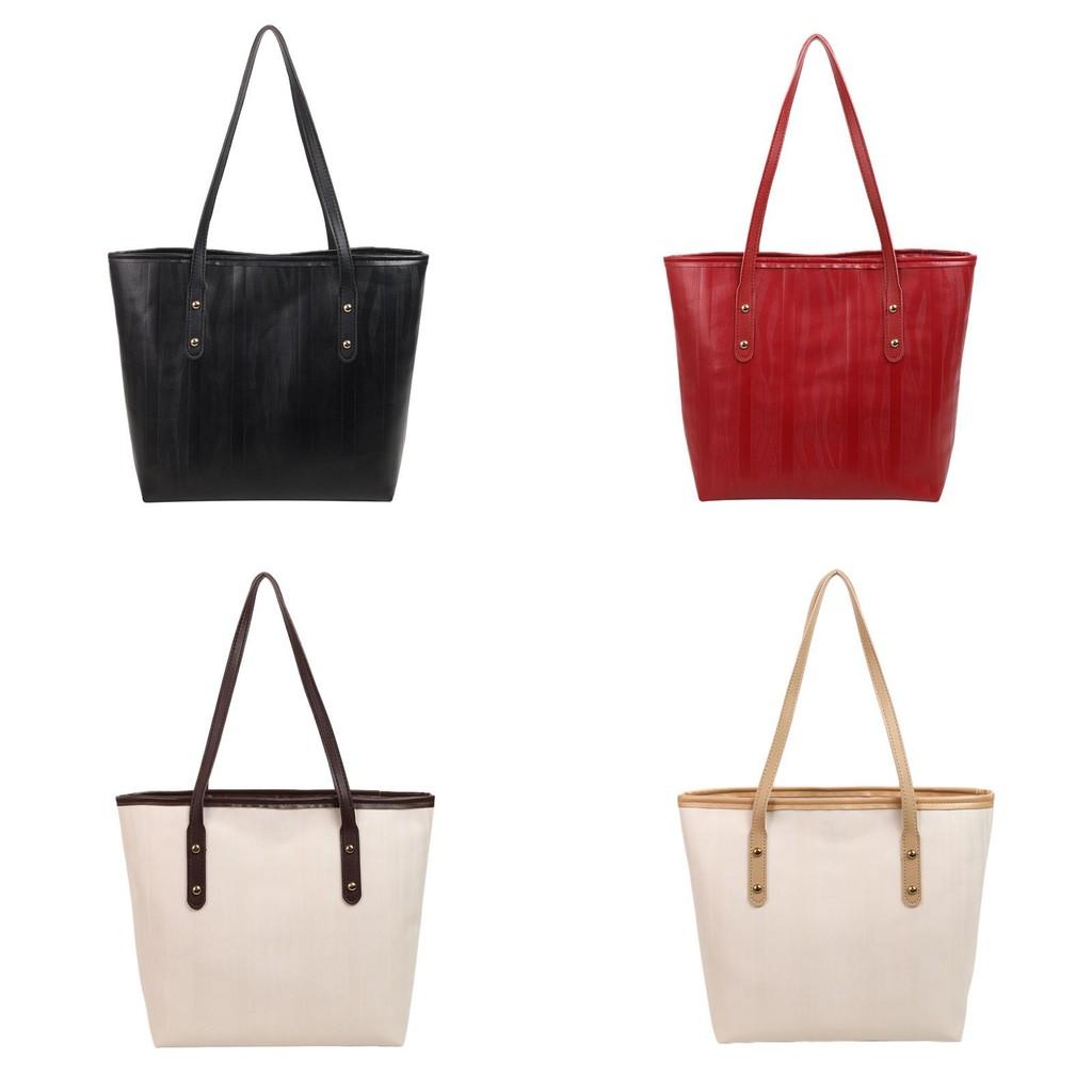 Chic Oversized Color Block Handheld Tote Bag For Women Perfect For Everyday Use