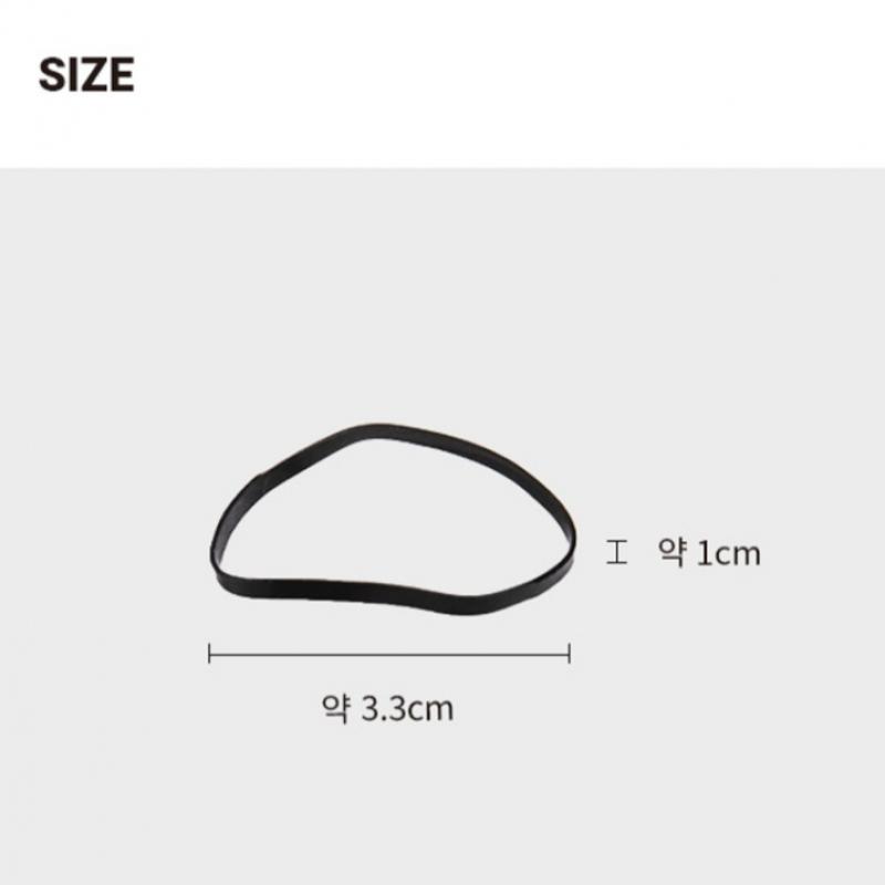 Daiso Glitter Pastel Color Tpu Bands  Pack Of 120