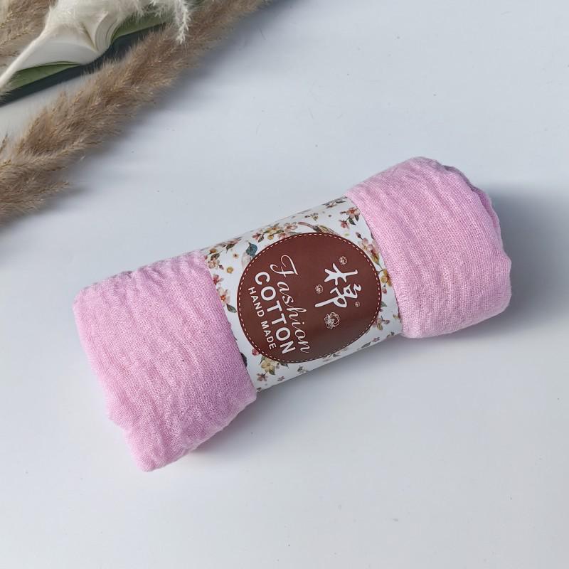 Silk Tassel Headscarf: Cross-border Crinkled Rayon Cotton Linen Scarf