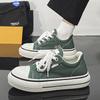 Canvas shoes 2025 summer new fashion trend versatile personality flat baseplate shoes youth school style casual shoes