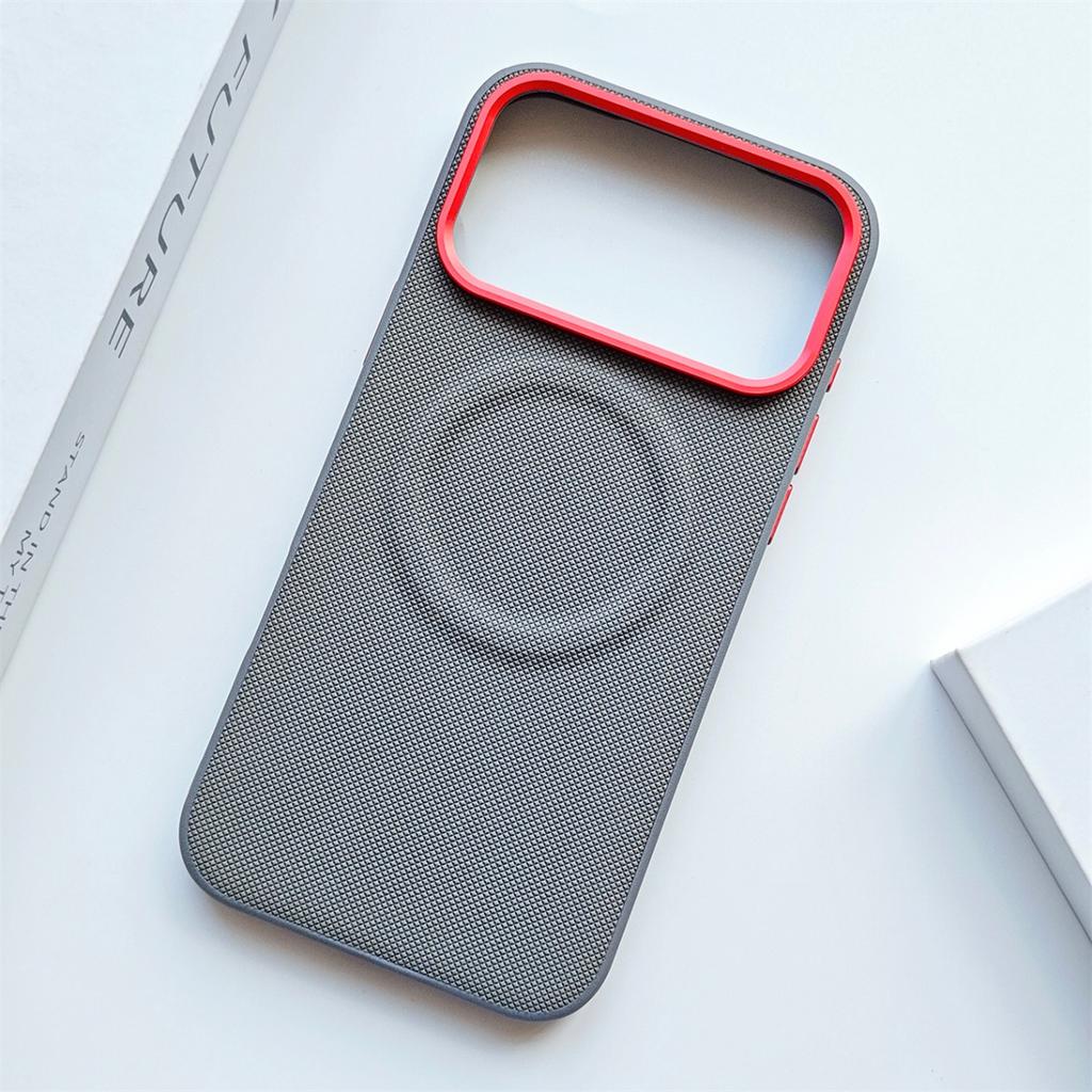 Leather Magnetic Phone Case for Iphone 17 Pro Max 17 Pro 17 Air for Magsafe Wireless Charging Shockproof Leather Hard Back Cover