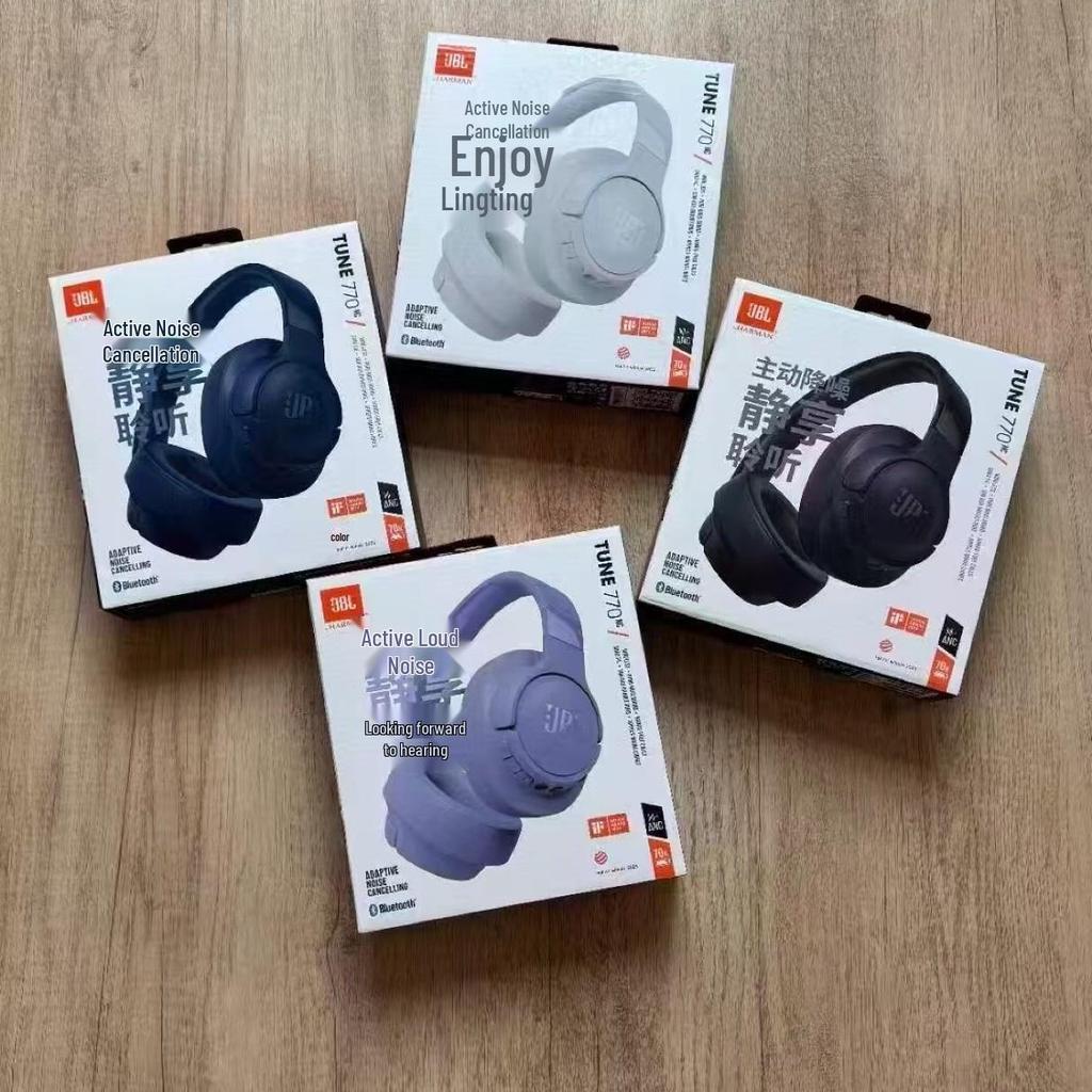 JBL Tune770NC Over-Ear Bluetooth-Kopfhörer mit Geräuschunterdrückung und persönlichem Code