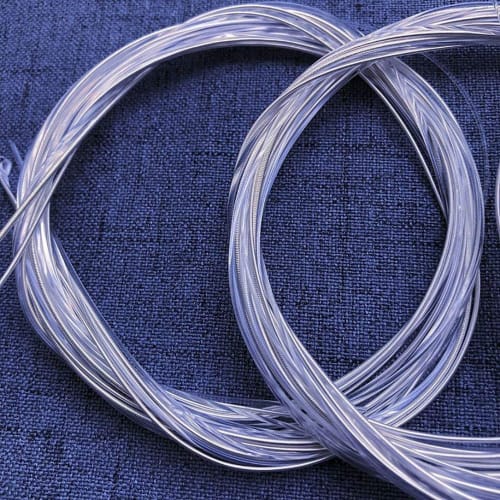 Classical Guitar Strings, 6 Pieces/Set, Clear Nylon Strings, Silver Plated Copper, Musical Instrument Accessories, Beautiful Design