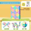 Macaron Rainbow Morandi Magic Ruler Children's Educational Toy Rubik's Cube Can Be Spliced