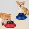 Dog Licking Bowl with Rolling Ball, No-Spill Slow Feeder for Liquid Treats, Anti-slip Suction Cup Bone Broth Yogurt Lick Toy for Dogs Cats