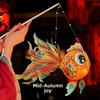 Hand Made Goldfish Lantern DIY Glowing Handheld Lantern Middle Autumn Festival Lantern  for Kids