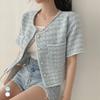 Klache Summer Tweed Short Sleeve Jacket B4m0307