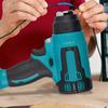 Cordless Hot Air Gun W/ Nozzle For 18V Battery Industrial Home Dryer Power Tool