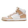 Nike Premier X  Dunk SB Retro Casual High-Top Skate Shoes Unisex Sneakers White Champagne 881758-217(N)
