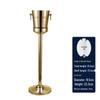 Luxury Gold 5L Ice Bucket with High Stand