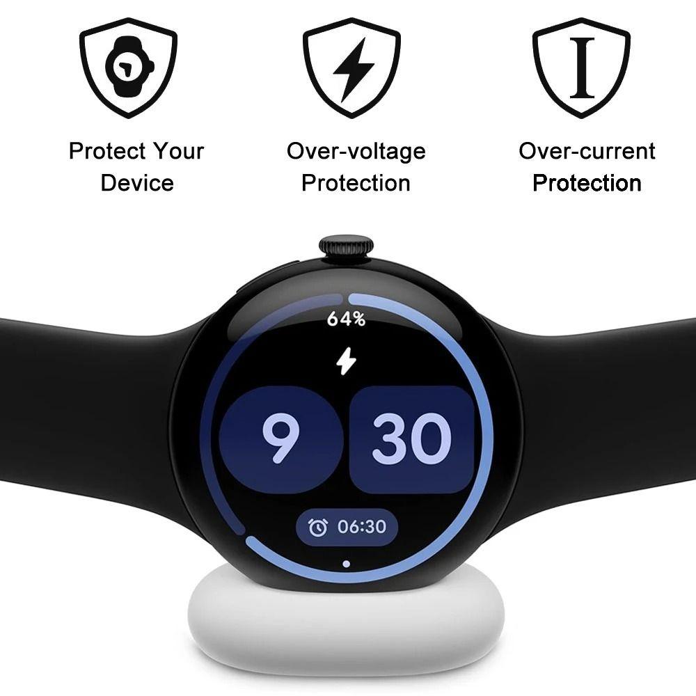 Fast Charging Watch Charger Magnetic Charging Replacement Part Smartwatch Charging Cable Type-C for Google Pixel 4