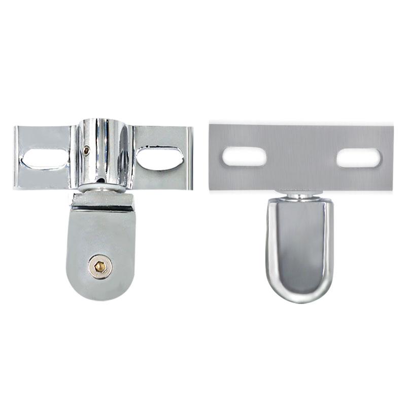 Bathroom Glass Door Clip/clamp/hinge,Rotating Door Shaft,Zinc Alloy and Stainless Steel,no Rust , Shower Accessories