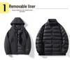 Teen Outdoor Colorblock 3-in-1 Waterproof Windbreaker with Detachable Hood