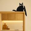 Black Cat Door Topper Wall Decor Spooky Silhouette Rustproof Seasonal Home Gift