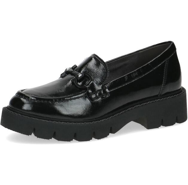 Women's Caprice Mokassins Black Slip-ons 9-24708-41-017