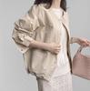 Damen Stilvoller Einfarbiger Cardigan - Langärmelig, Einreihig, Lässige Jacke mit Taschen