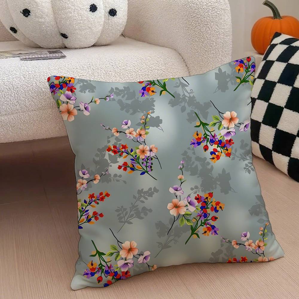 

Наволочка из ткани сари Наволочка против пылевых клещей Невидимая молния Шелковистый короткий плюш Чехол для диванной подушки 12x12Inch