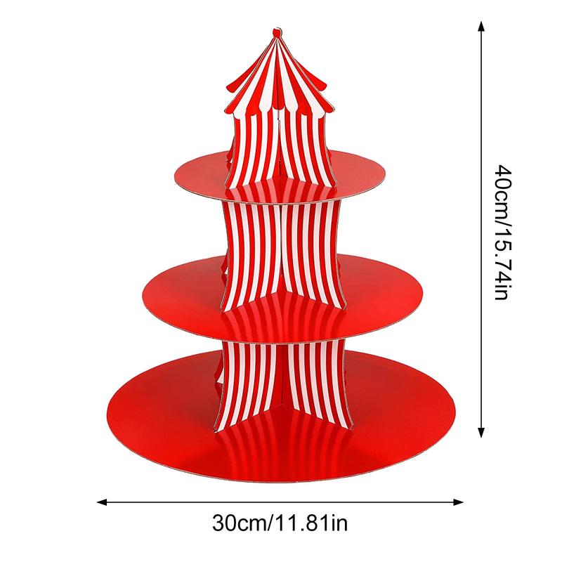 Cupcake Holder Stand Tiered Cake Stand Multipurpose Cardboard Cake Stand Practical Cake Tier Stand Cupcake Display Stand For Cup