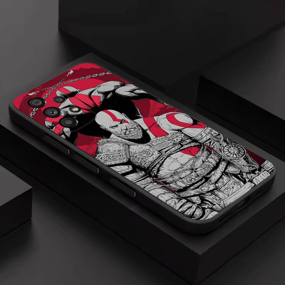 Cool G-God of W-War Game Phone Case For Samsung S 26,25,24,23,22,30,21,10,9,Ultra,Plus,Lite,FE,4,5G Black Soft Case