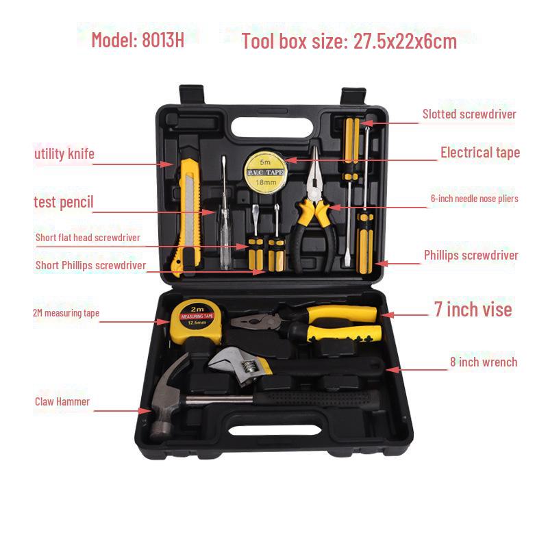 

Многофункциональный набор аварийных и хозяйственных инструментов для автомобиля KJ-8013H