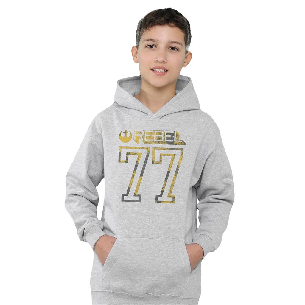 Star Wars Childrens/Kids 77 Rebel Heather Pullover Hoodie