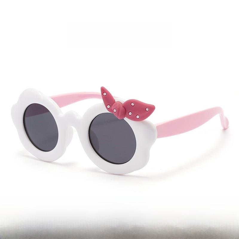 Childrens Butterfly Shape Sunglasses With Polarized Tac Lenses For Uv400 Sun Protection