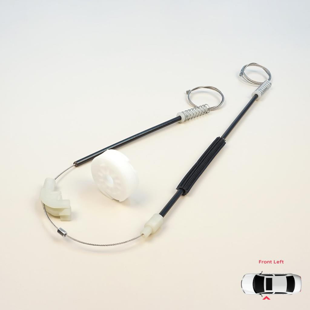 Set de reparare geam electric BWR5615 Față Stânga pentru Mitsubishi Carisma DA 1995-2006 4/5 Uși MR912459