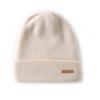 Autumn and Winter Cashmere Hat Unisex Double Layer Thickened Cashmere Hat Bag Head Knitted Wool Hat Cold Hat