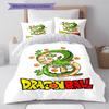 Shenron Pattern Bedding,Quilt Set Quilt Cover Pillowcase Home Birthday Gift (1 * Duvet Cover + 2 * Pillowcase, Without Core)