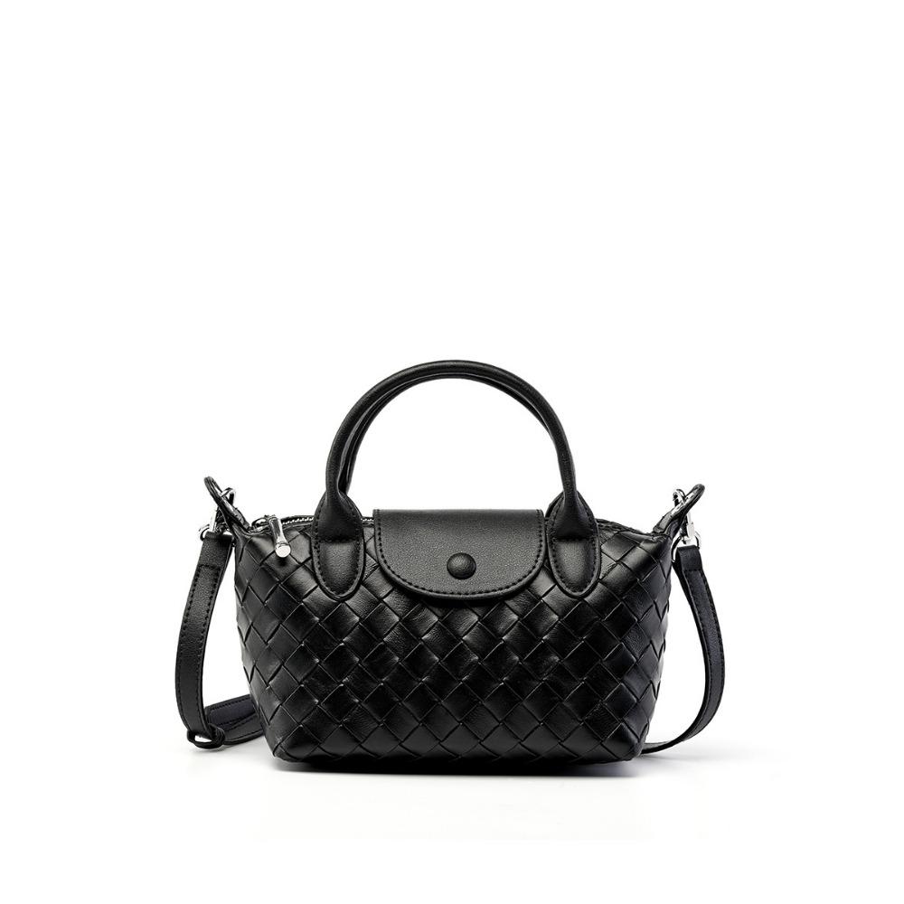 

Коровья кожа Новинка Универсальный Нишевый Дизайн Сумка-пельмень На плечо Кроссбоди Женская сумка Кожаная Сумка