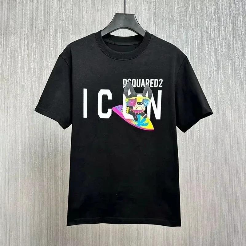 Divertente Maglietta Stampata con Grafica di Animale Cane per Uomo Casual Manica Corta Oversize Pullover Magliette Top Abbigliamento Outdoor Uomo Donna