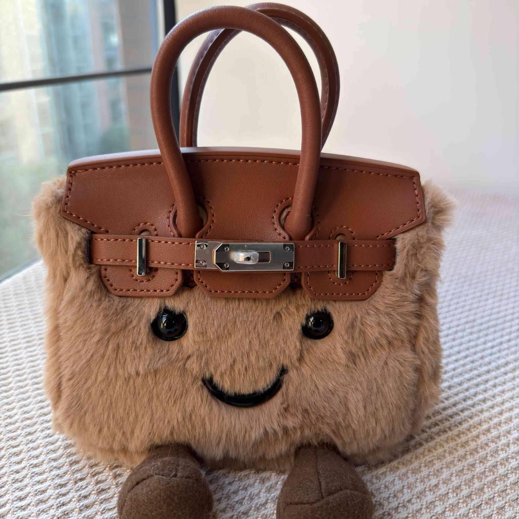 Jellycat Roztomilá nadýchaná platinová panenka Crossbody Elf Kabelka
