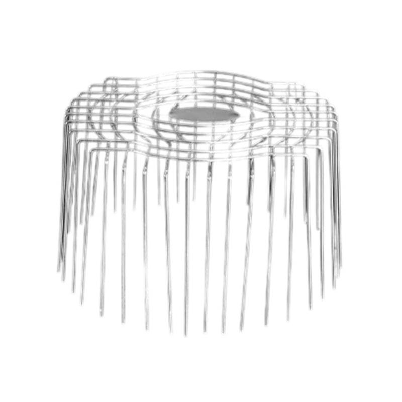 Havalandırma Borusu Koruyucu Drenaj Izgaralı Koruyucu Kavisli Çelik Tasarım Mutfak Banyo Drenajları İçin Hayvan Girişini Önler