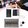 Interchangeable Circular Knitting Needle Set with Case and Accessories Aluminum Short Round Knitting Needle 3mm-6mm