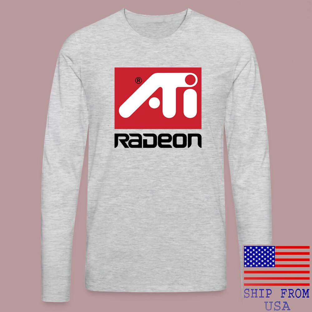 ATI Radeon Games Computer Gaming Grey Size S2XL Unisex T-Shirt S