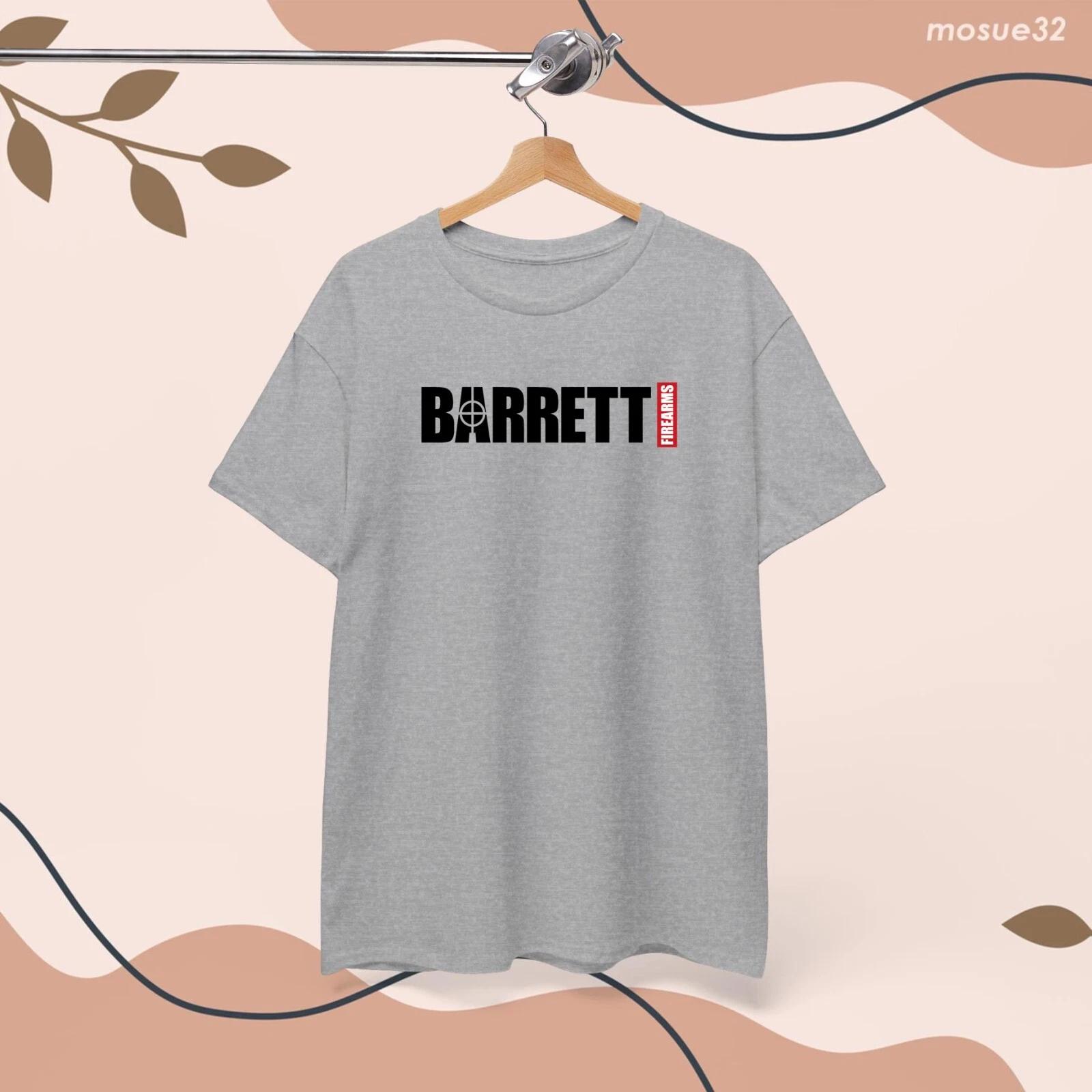 Men s and Women s T-shirts BARRETT Gun Firearms XL