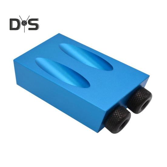 Pocket Hole Screw Jig 15 Degrees Drill Joinery Kit Compact Design Portable Woodwork Guides Joint Angle Locator Tool
