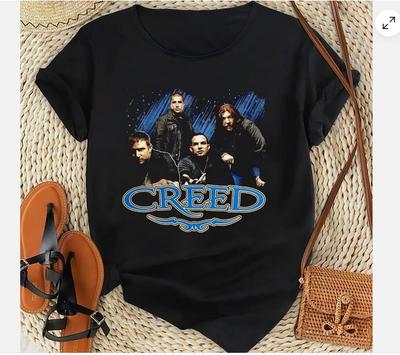 Maglietta Vintage Anni '90 della Band Creed, Maglietta Regalo per Fan della Band Creed, Maglietta Tour Creed 2025
