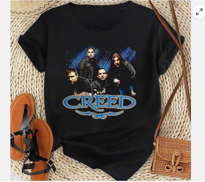 

Creed Band 90s Vintage, Creed Band Fan Gift Shirt, Creed 2025 Tour T-Shirt L