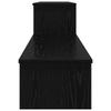 TV Cabinet Set Black Oak Look 180.5 X 30 X 43 Cm