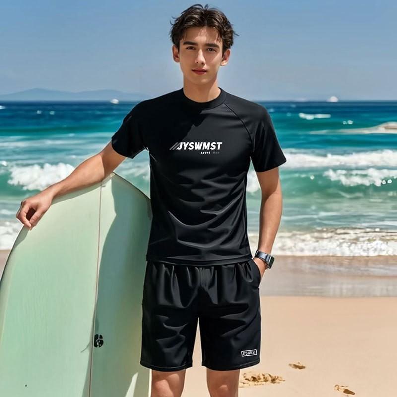 Mens Quick-Dry Swim Trunks With Pockets Swimming Spa Leisure Water Sports