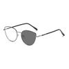Fashion Design Photochromic Myopia Glasses Anti Blue Light Color Change Eyeglasses Fashionable Small Frame Near Sight Eyewear