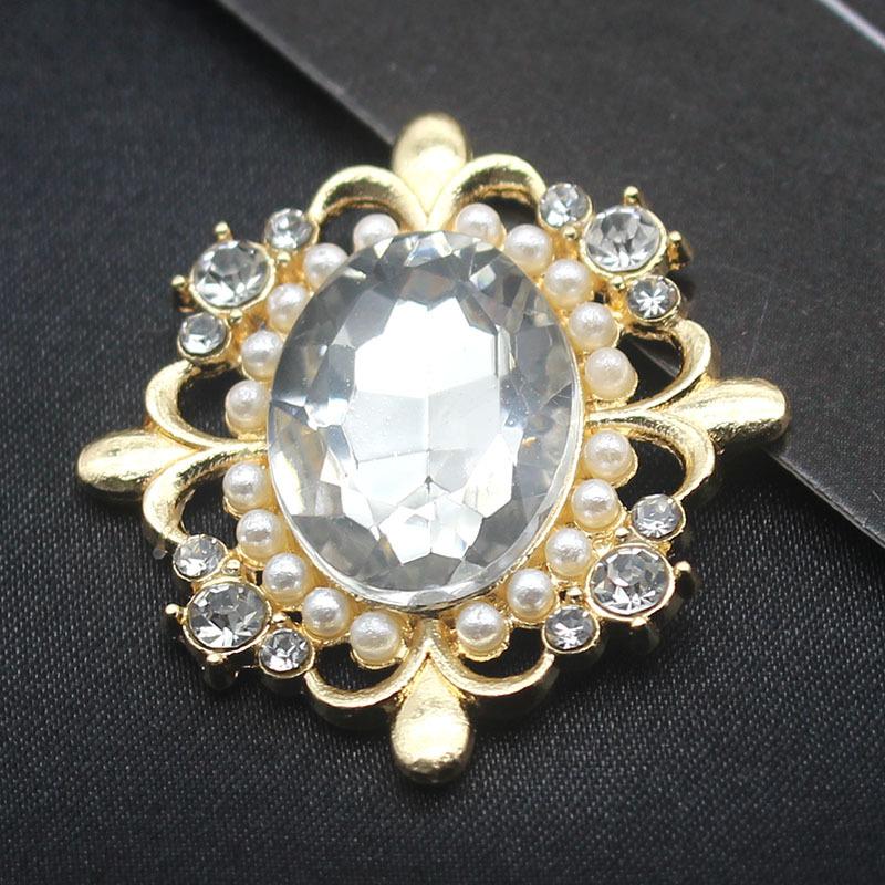 29*32Mm Exquisite Alloy  Buckle Bowknot Hair Accessories Material Accessories Wedding Invitation Decoration