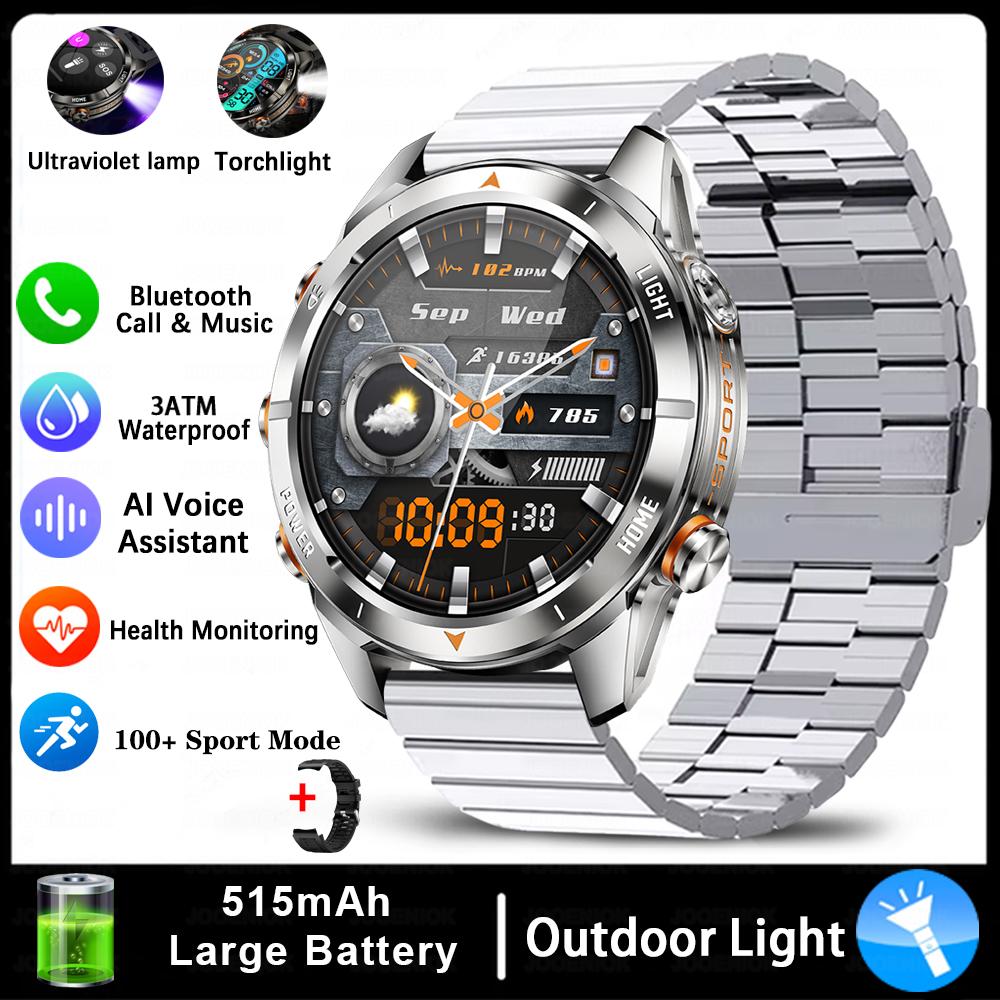 New 100+Sports Modes SmartWatch Men Health Monitoring Music Control Heart Rate Blood Pressure Monitoring  Smart Watch Men