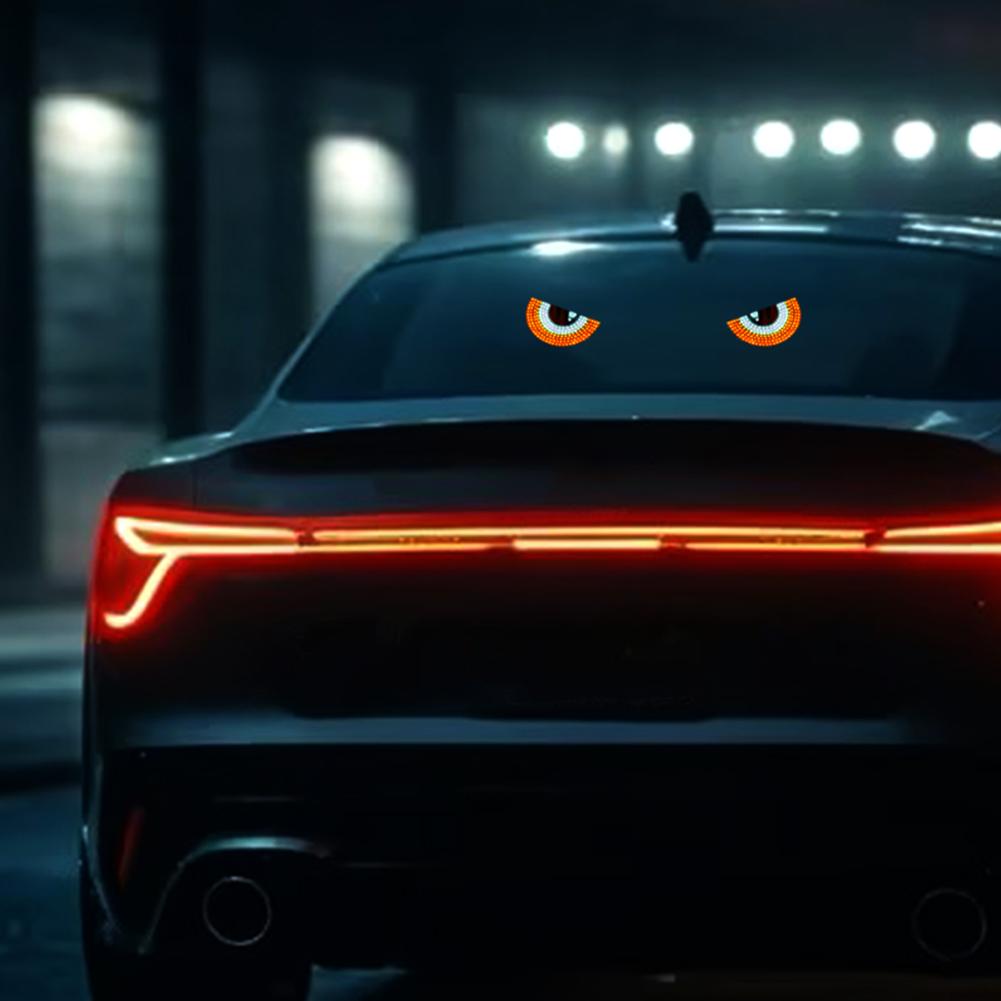 Devil's Eye Car LED Decorative Lights Fun Emoticon And Decorative Car For Cars Light Compatible G4S9