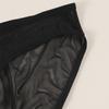 Varsbaby Schwarzer halbtransparenter sexy dünner Herren-Slip